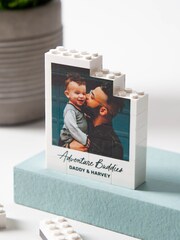 Personalised Building Block Photo Print by No Ordinary Gift - Image 1 of 3