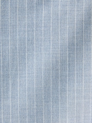 Blue Slim Fit Striped Suit Trousers - Image 11 of 11
