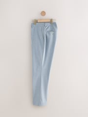 Blue Slim Fit Striped Suit Trousers - Image 2 of 5