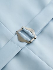 Blue Striped Suit Waistcoat - Image 2 of 4