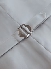 Light Grey Check Suit Waistcoat - Image 7 of 8