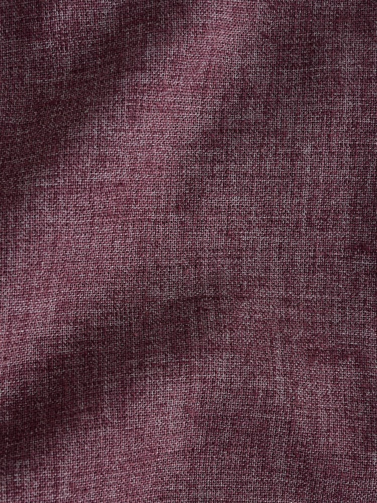 Rose - Pantalon de costume ajusté en lin texturé - Image 9 of 9