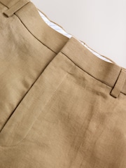 Pedra - Calças de linho Slim Fit 100% - Imagem 6 de 9