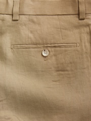 Pedra - Calças de linho Slim Fit 100% - Imagem 7 de 9