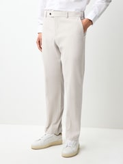 neutre - Pantalon de costume slim en seersucker rayé - Image 1 of 6