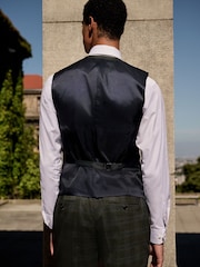 Green Trimmed Check Suit Waistcoat - Image 3 of 9