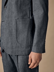 Blauw - Relaxed Fit Denim Suit Jacket - Image 6 of 11