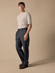 Azul - Relaxed Fit Denim Suit Trousers - Imagen 2 de 6