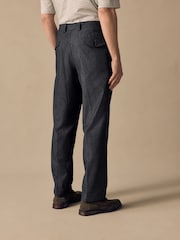 Azul - Relaxed Fit Denim Suit Trousers - Imagen 3 de 6
