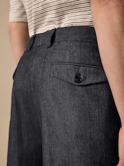 Azul - Relaxed Fit Denim Suit Trousers - Imagen 5 de 6