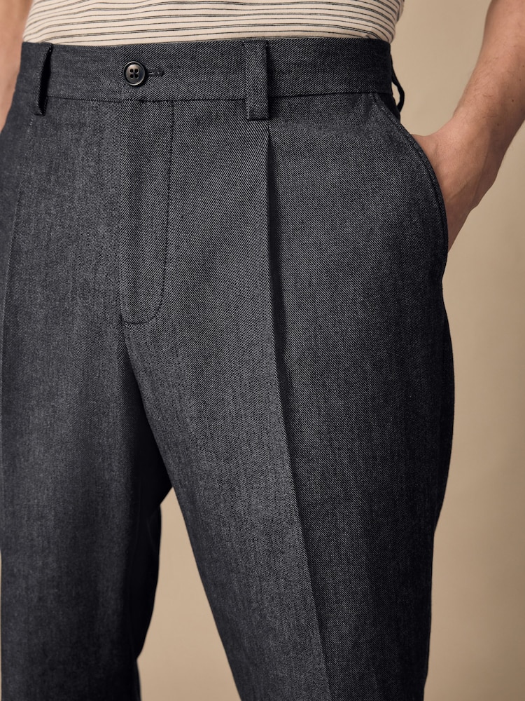 Azul - Relaxed Fit Denim Suit Trousers - Image 6 of 6