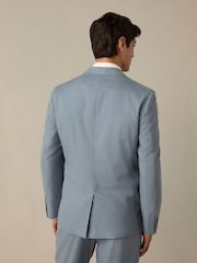 Blue Slim Fit TENCEL™ Suit Jacket - Image 3 of 10