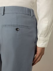 Blue Slim Fit TENCEL™ Suit Trousers - Image 5 of 11