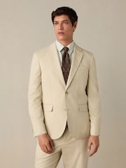 Neutral Slim Fit TENCEL™ Suit Jacket - Image 2 of 4