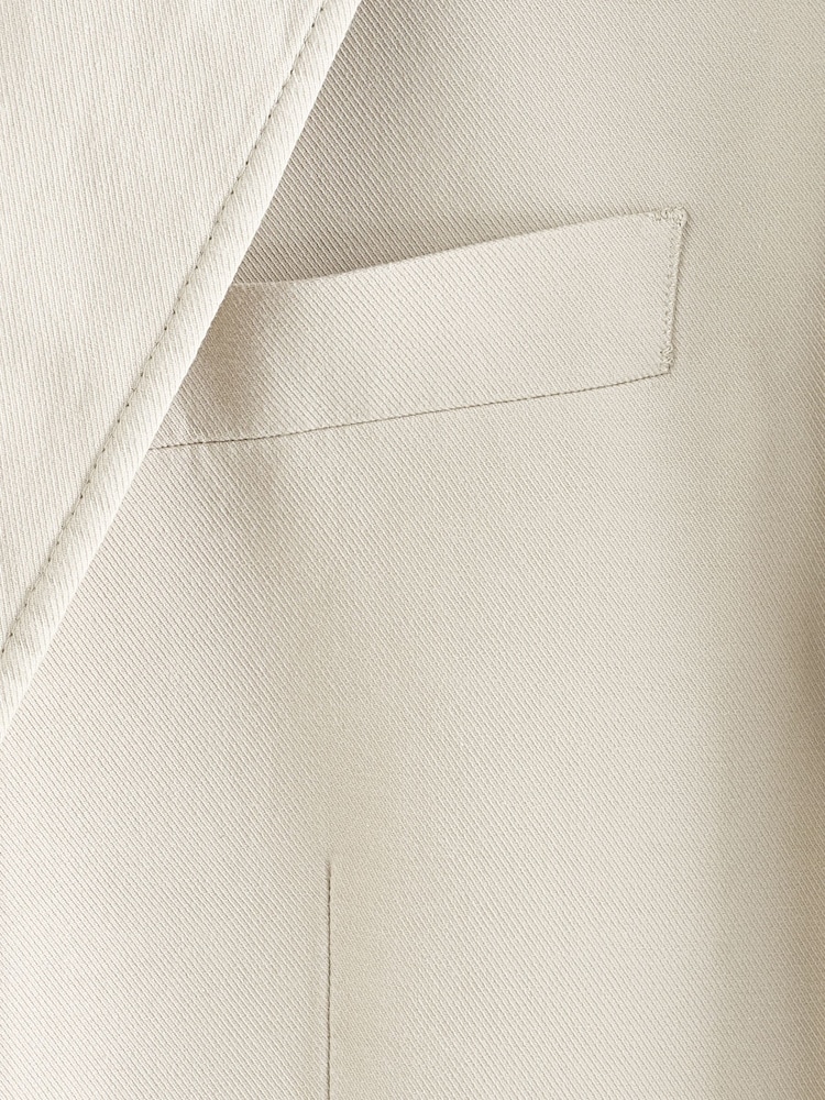 Neutral Slim Fit TENCEL™ Suit Jacket - Image 9 of 9