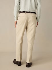 Neutral Slim Fit TENCEL™ Suit Trousers - Image 3 of 5