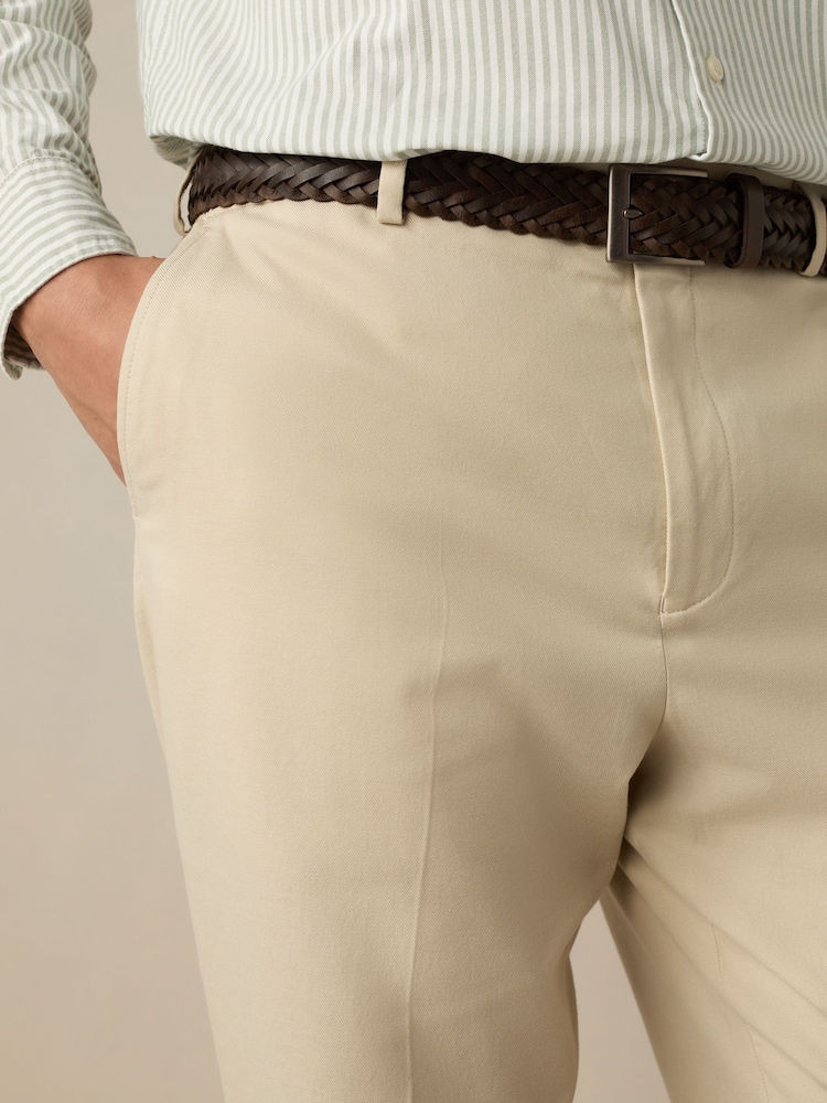Neutral Slim Fit TENCEL™ Suit Trousers - Image 5 of 5