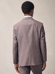 Rose - Veste de costume texturée classique Coupe classique - Image 3 de 10