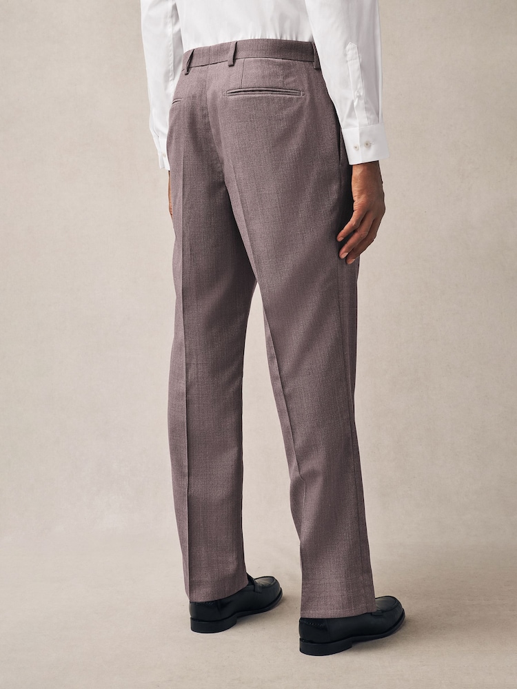 Roze - Regular Fit Textured Suit Trousers - Image 3 of 10