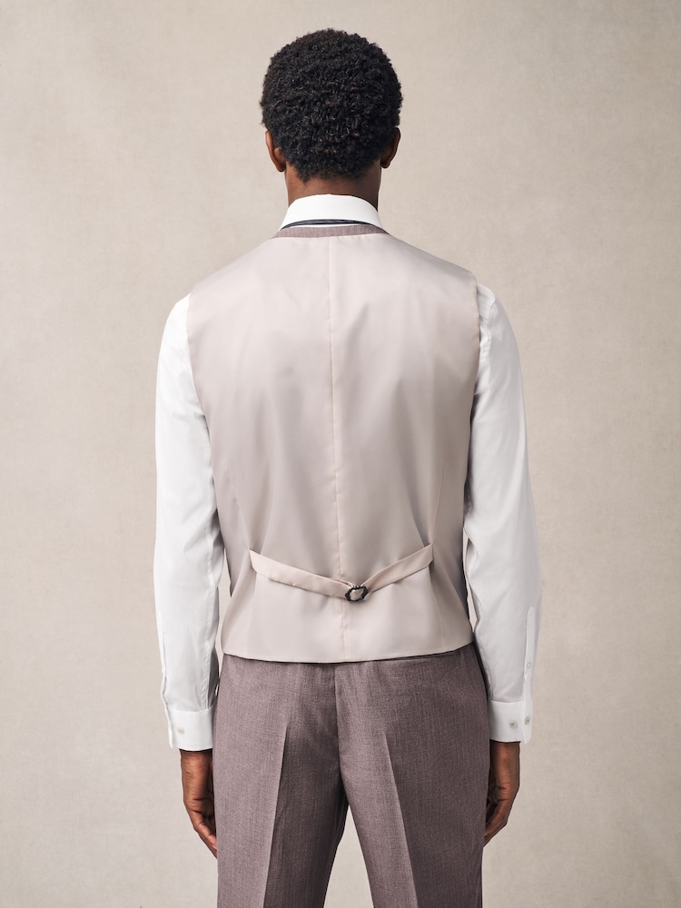 Rose - Gilet de costume texturé - Image 3 of 4