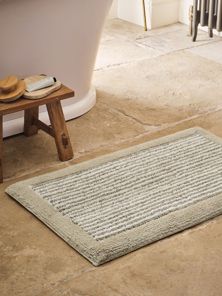 Christy Birch Portobello Stripe Bath Mat - Image 1 of 4