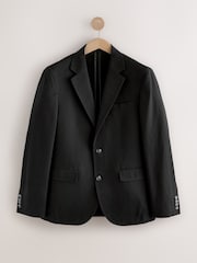 Black Slim Fit TENCEL™ Suit Jacket - Image 6 of 10
