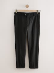Black Slim Fit TENCEL™ Suit Trousers - Image 6 of 10