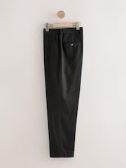 Black Slim Fit TENCEL™ Suit Trousers - Image 7 of 10
