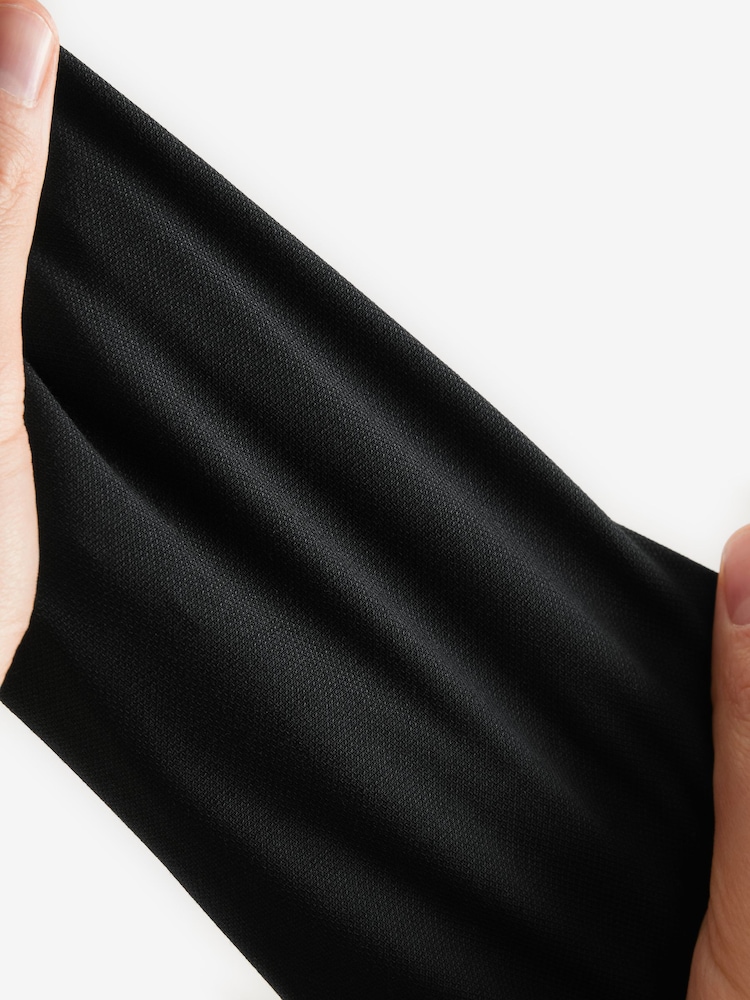 Black Muscle Fit Motionflex Stretch Suit Jacket - Image 10 of 10
