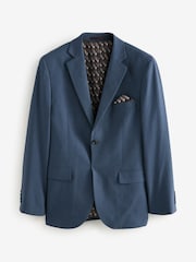 Blue Muscle Fit Motionflex Stretch Suit Jacket - Image 8 of 12