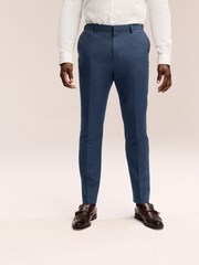 Azul - Slim Muscle Fit Motionflex Stretch Suit Trousers - Imagen 1 de 11