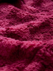 Pink Heart Borg Half Zip Jacket - Image 3 of 3