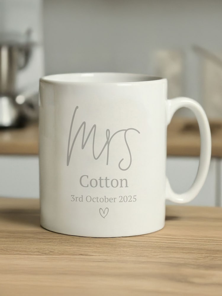 Personalised Mrs Mug by PMC - Image 2 of 3