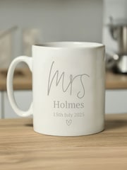 Personalised Mrs Mug by PMC - Image 3 of 3