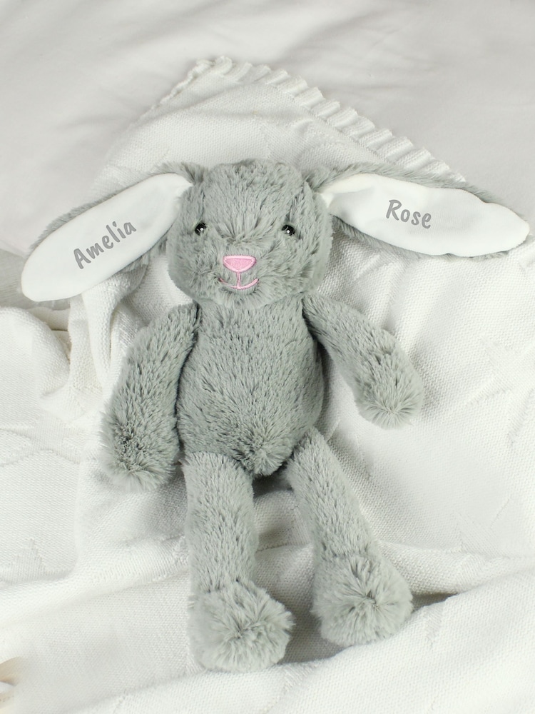Personalised Bunny Rabbit Soft Toy by PMC - Image 1 of 3