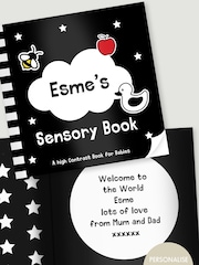 Baby Personalised First Sensory Book by PMC - Image 1 of 3