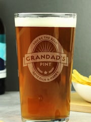Personalised Beer Label Pint Glass by PMC - Image 2 of 3