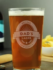 Personalised Beer Label Pint Glass by PMC - Image 3 of 3