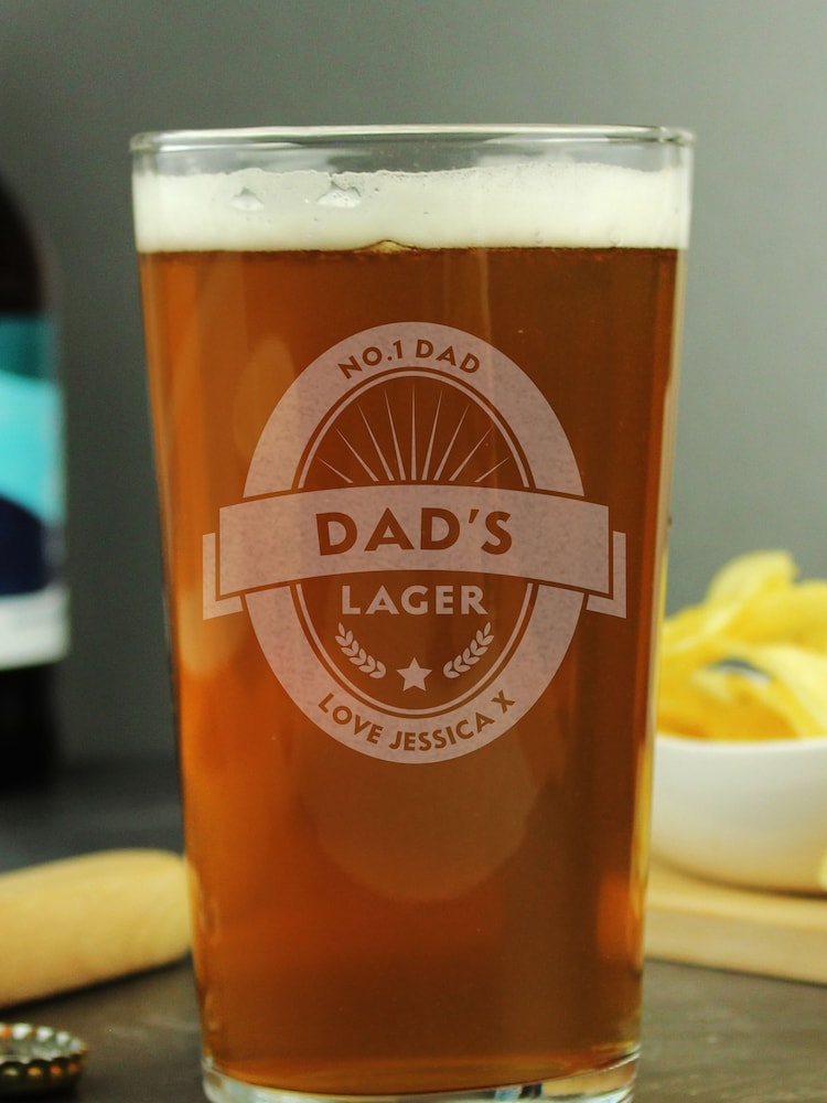 Personalised Beer Label Pint Glass by PMC - Image 3 of 3