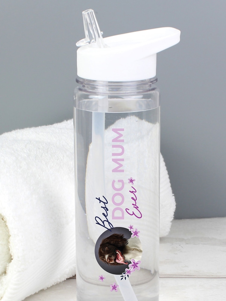 Personalised Floral Best Ever Photo Upload Water Bottle by PMC - Image 4 of 4