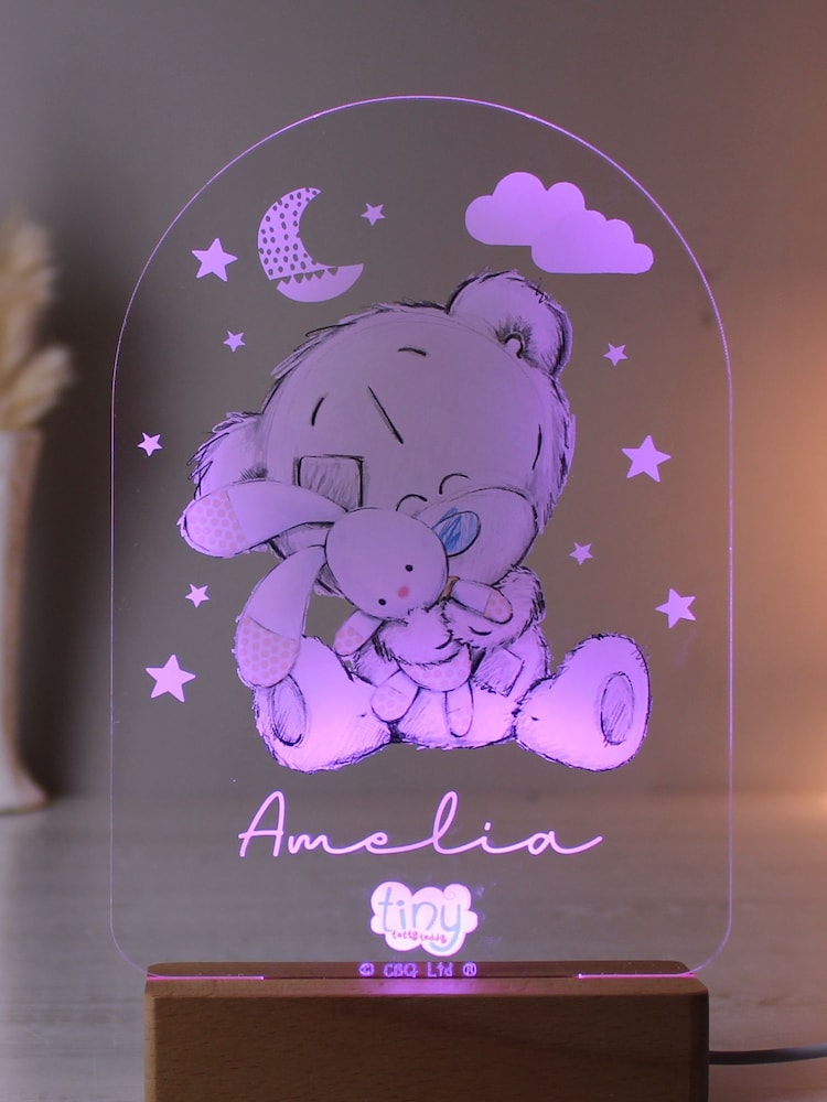 Personalised Tiny Tatty Teddy LED Light by PMC - Image 2 of 3