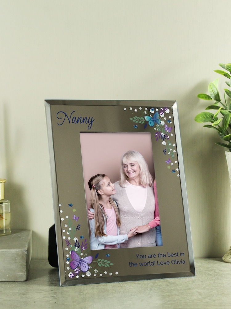 Personalised Butterfly 6 x 4 Glass Photo Frame by PMC - Image 3 of 3