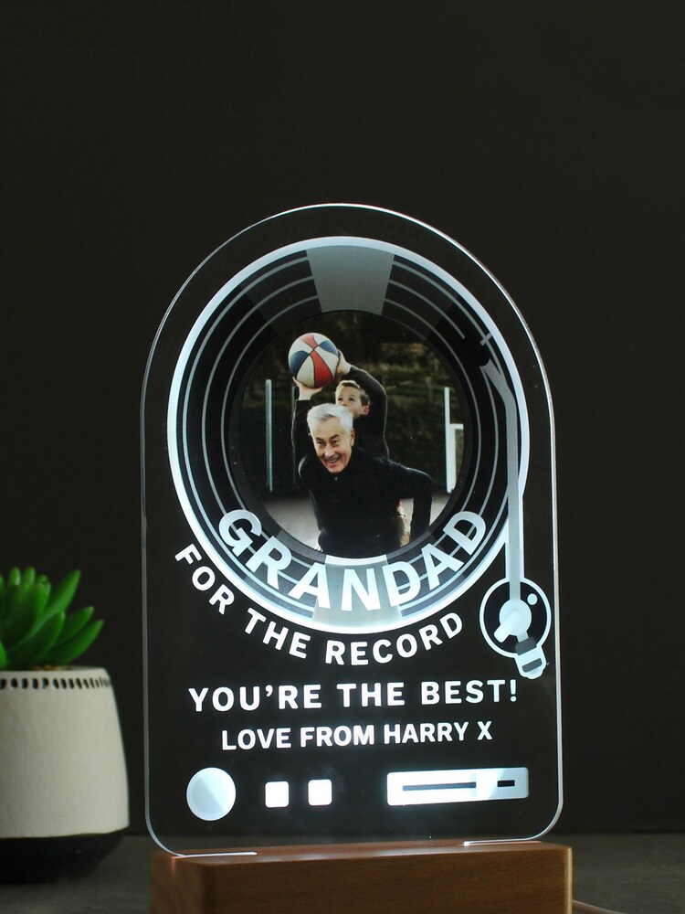 Personalised You’re The Best Photo Upload LED Light by PMC - Image 3 of 3