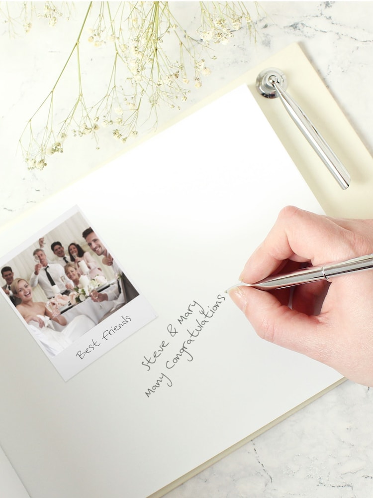 Personalised Wedding Guest Book and Pen by PMC - Image 3 of 3