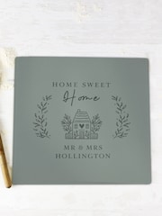 Personalised Home Sweet Home Glass Chopping Board by PMC - Image 2 of 3