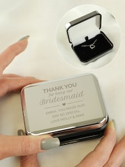 PMC Natural Personalised Bridesmaid Box and Heart Necklace - Image 2 of 3