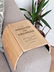 Personalised Reserved For Wooden Sofa Tray by PMC - Image 1 of 3