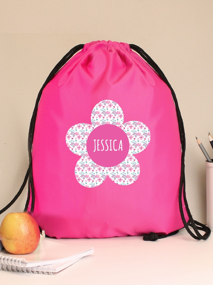 PMC Personalised Flower Pink Kit Bag - Image 1 of 3