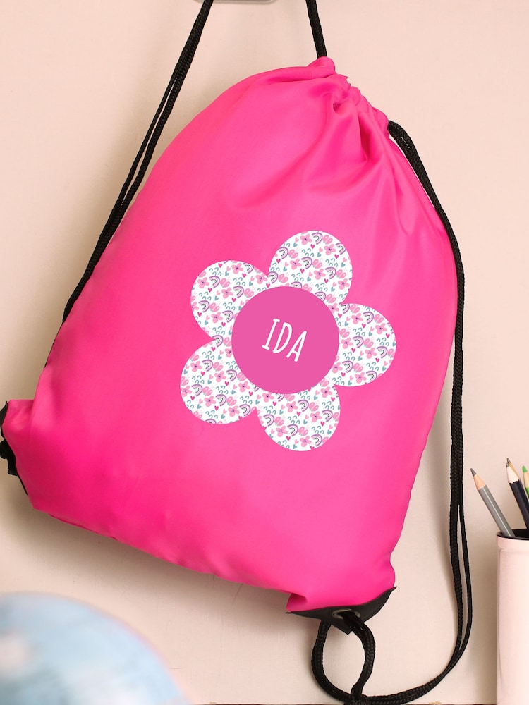 PMC Personalised Flower Pink Kit Bag - Image 2 of 3