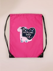 PMC Pink Personalised Dinosaur Kit Bag - Image 4 of 5